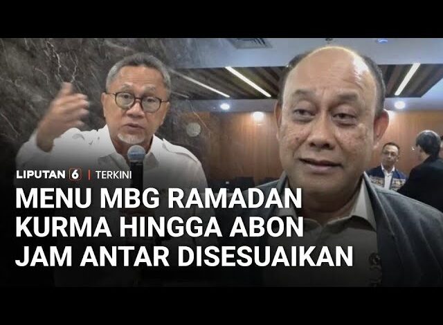 Kepala BGN Dadan Hindayana Ungkap Mekanisme dan Opsi Menu MBG Saat Ramadan, Ada Kurma hingga Abon