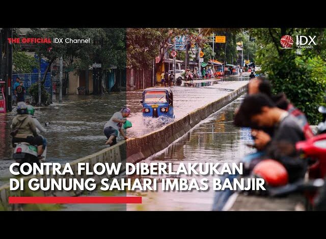 Contra Flow Diberlakukan di Gunung Sahari Imbas Banjir | IDXC UPDATE