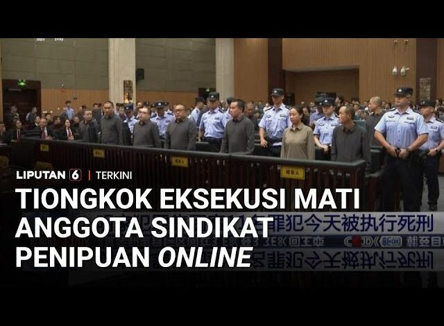 Tiongkok Eksekusi Mati 11 Anggota Sindikat Basis di Myanmar, Terlibat Pembunuhan & Penipuan Online