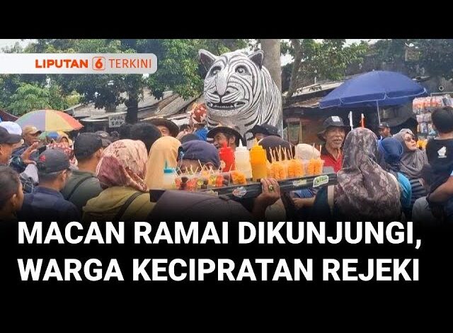Patung Macan Putih Diserbu Warga, Desa Balongjeruk Jadi Destinasi Baru Wisata | Liputan 6