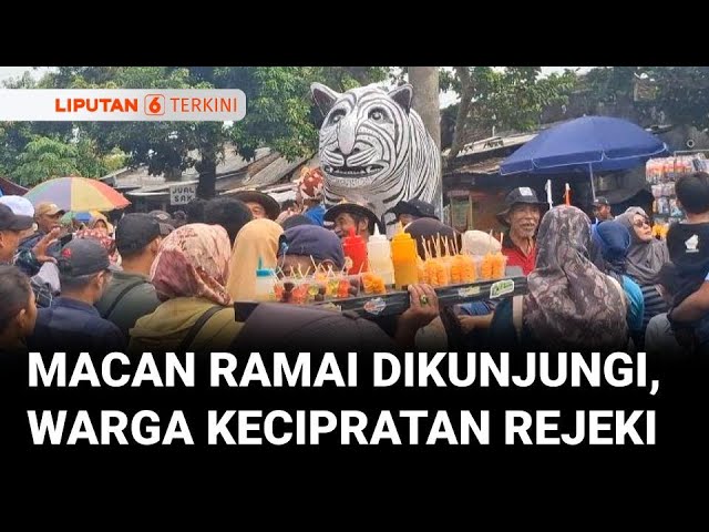 Patung Macan Putih Diserbu Warga, Desa Balongjeruk Jadi Destinasi Baru Wisata | Liputan 6