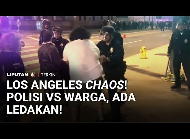 Los Angeles Memanas! Demo ‘ICE Out’ Menggema, Polisi dan Warga Bentrok! | Liputan 6