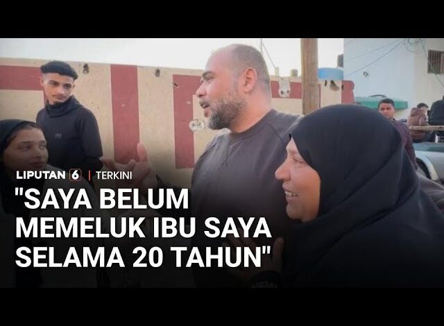 Saya Belum Peluk Ibu 20 Tahun, Tangis Pecah Saat 9 Tahanan Palestina Akhirnya Bebas