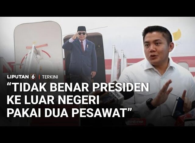 Seskab Teddy Bantah soal Kabar Presiden Prabowo Pakai Dua Pesawat Kepresidenan