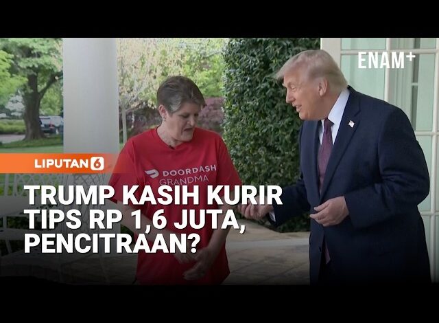 Gaya Reality Show Di Gedung Putih, Trump Tebar Tip Besar Ke Driver
