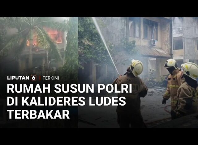 Kebakaran Besar Melanda Rumah Susun Polri di Kalideres | Liputan 6