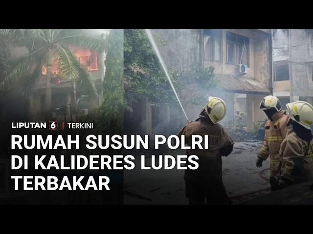 Kebakaran Besar Melanda Rumah Susun Polri di Kalideres | Liputan 6