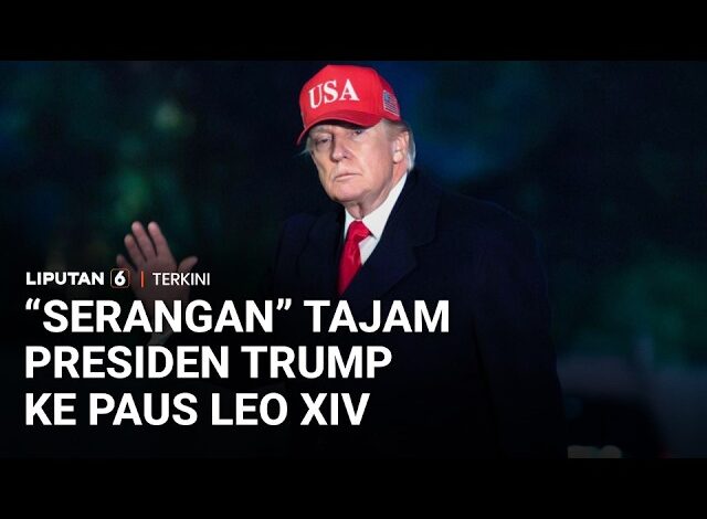 Tajam! “Serangan” Trump ke Paus Leo XIV Soal Senjata Nuklir dan Iran | Liputan 6