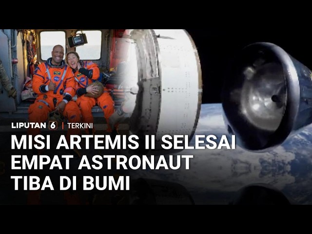 Usai 10 Hari Mengelilingi Bulan, Empat Astronaut dalam Misi Artemis II Tiba di Bumi | Liputan 6