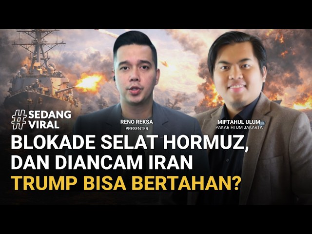 Trump Uji Kekuatan! “Diserang” Balik Iran, Blokade Selat Hormuz, & Tekanan Publik AS | SEDANG VIRAL