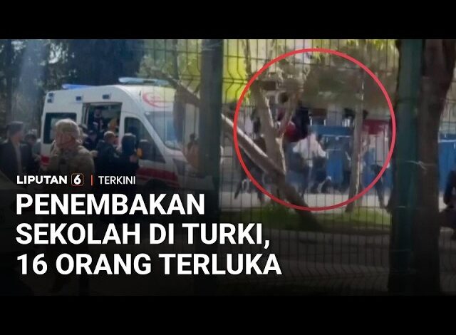Penembakan Sekolah di Turki, 16 Orang Terluka