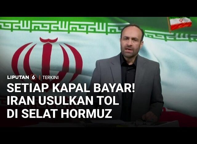 Parlemen Iran Usulkan Tol Selat Hormuz: Semua Kapal Kena Biaya Lintas