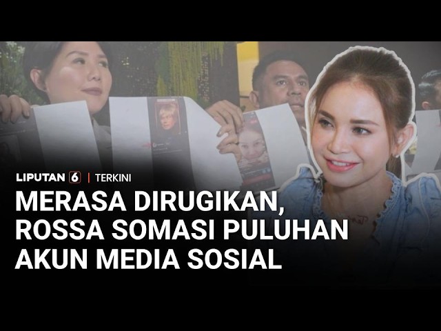 Rossa Somasi Puluhan Akun Media Sosial Atas Dugaan Manipulasi Konten yang Coreng Nama Baiknya