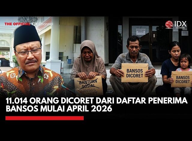 11.014 Orang Dicoret dari Daftar Penerima Bansos Mulai April 2026 | IDXC UPDATE