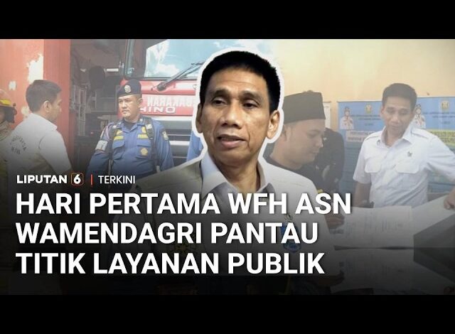 Hari Pertama WFH ASN di Bandar Lampung Dipantau Wamendagri, Pelayanan Publik Dipastikan Tetap Normal