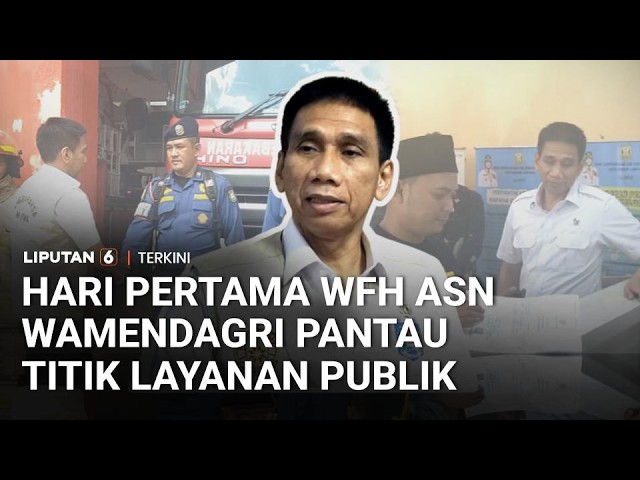 Hari Pertama WFH ASN di Bandar Lampung Dipantau Wamendagri, Pelayanan Publik Dipastikan Tetap Normal