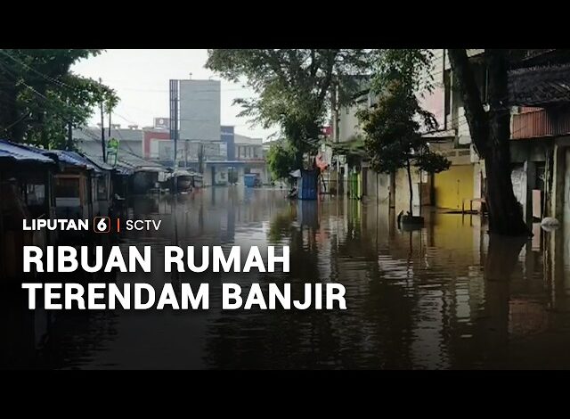 Ribuan Rumah Terendam Banjir di Kabupaten Bandung