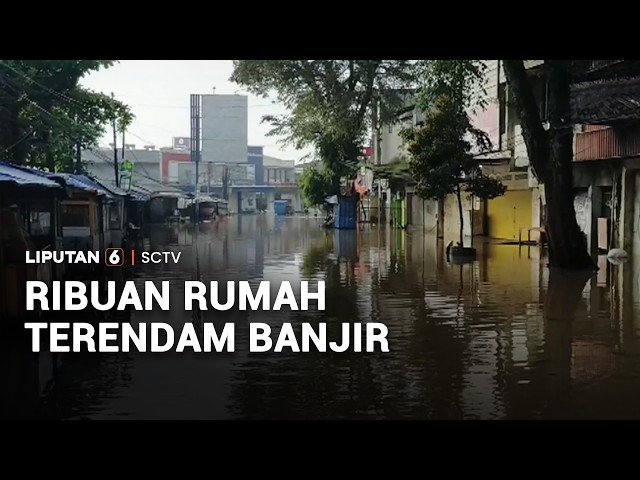 Ribuan Rumah Terendam Banjir di Kabupaten Bandung